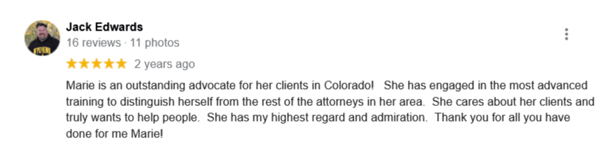 Jack Edwards The Drake Law Firm Google Review